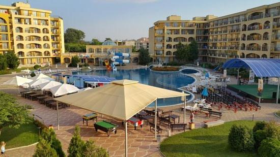 Midia Grand Resort, Terrassen Paradies Apartment Acheloj Exteriér fotografie
